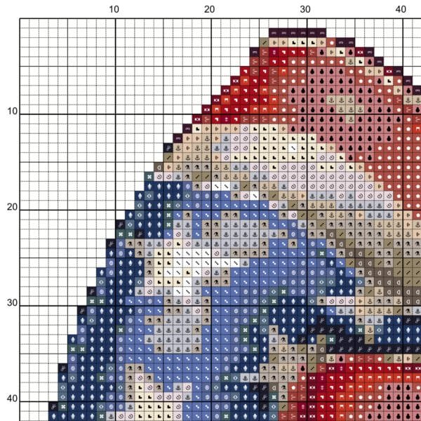 4th of July Coquette Bow Cross Stitch Patterns