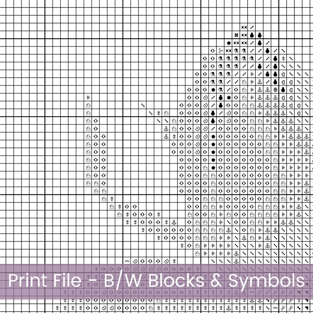 Peony Flowers Counted Cross Stitch PDF Pattern, Large Pink Peony Flowers Cross Stitch Pattern, Flowers PDF Pattern, Instant Download