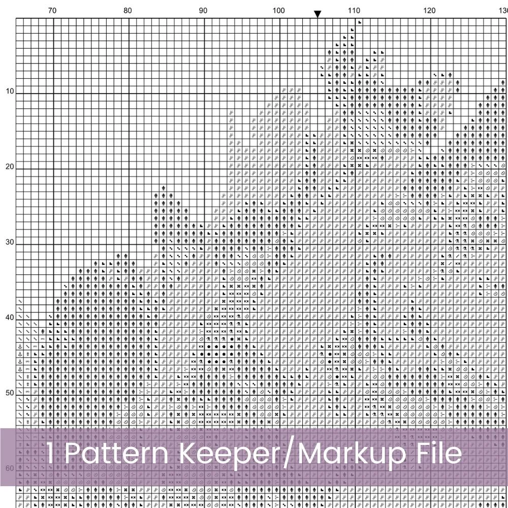 Peony Flowers Counted Cross Stitch PDF Pattern, Large Pink Peony Flowers Cross Stitch Pattern, Flowers PDF Pattern, Instant Download